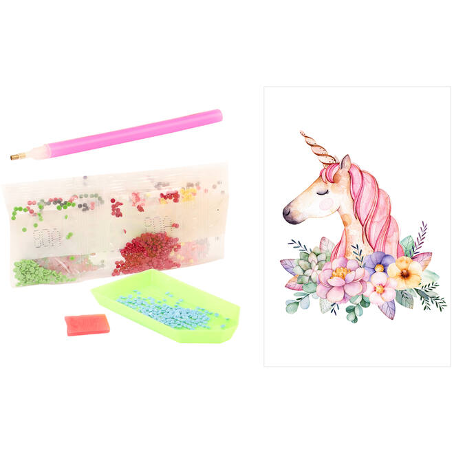 Diamond painting natuur met standaard assorti