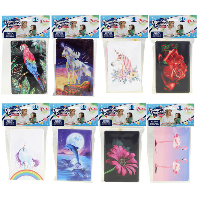 Diamond painting natuur met standaard assorti