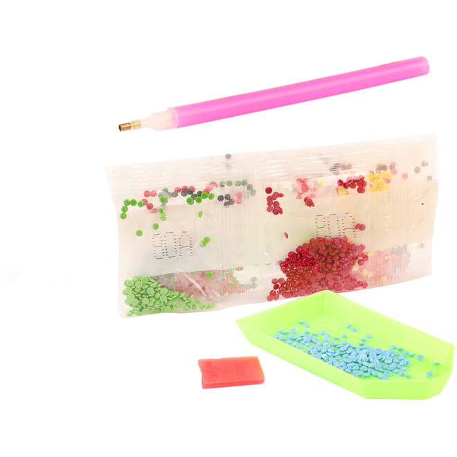 Diamond painting natuur met standaard assorti