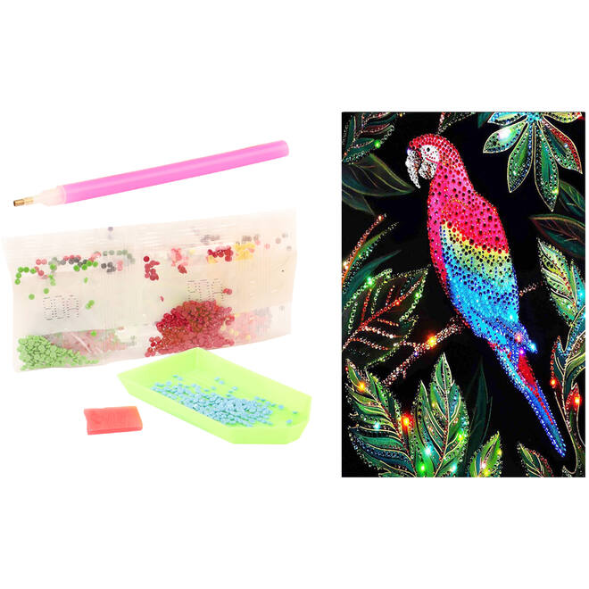 Diamond painting natuur met standaard assorti