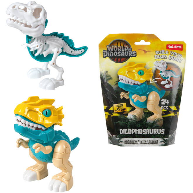 Dino set bouw een dinoskelet assorti