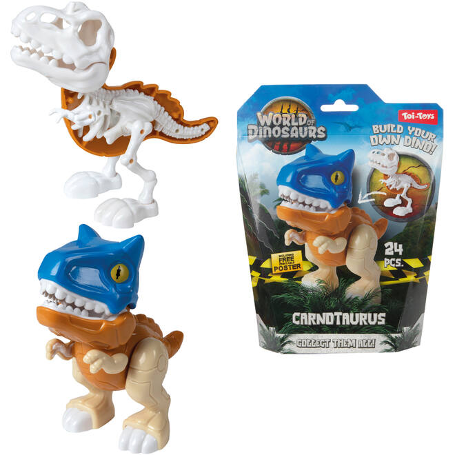 Dino set bouw een dinoskelet assorti