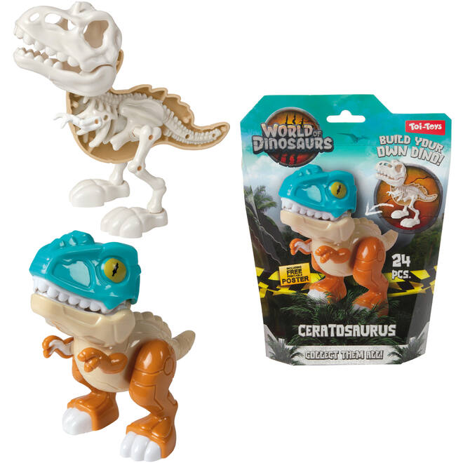 Dino set bouw een dinoskelet assorti