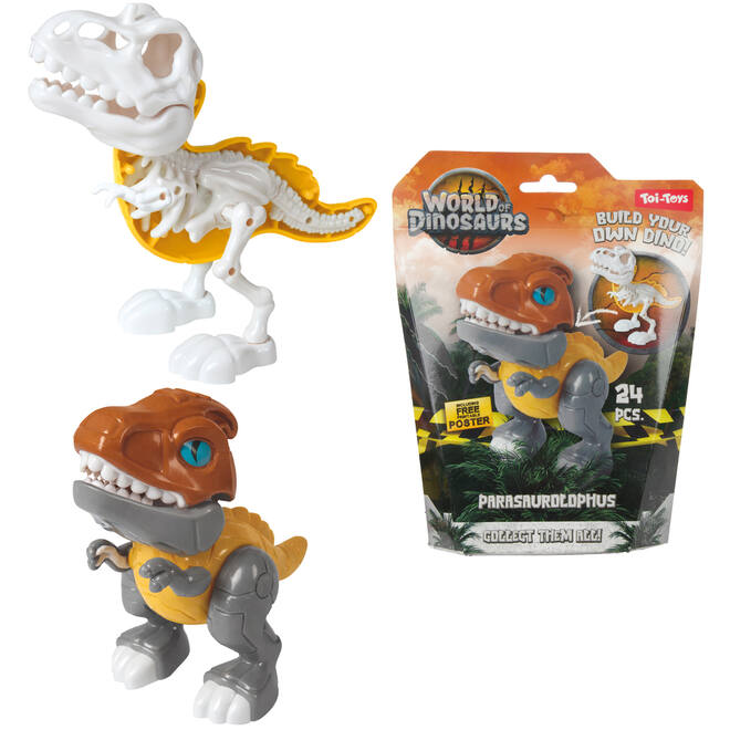 Dino set bouw een dinoskelet assorti