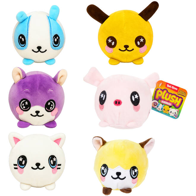 Pluchen baldier squishy 10 cm assorti