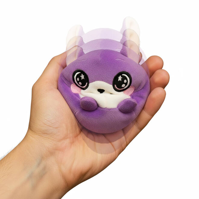 Pluchen baldier squishy 10 cm assorti