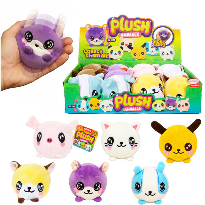 Pluchen baldier squishy 10 cm assorti