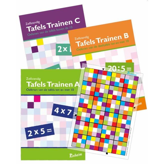 Zelfstandig tafels trainen | Alle materialen