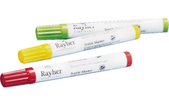 Textielstift, dikpunter fuchsia