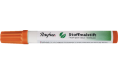 Textielstift, dikpunter oranje