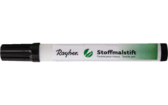 Textielstift, dikpunter zwart