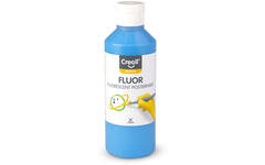 Plakkaatverf Creall Fluor 250 ml blauw