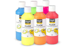 Plakkaatverf Creall Fluor 250 ml blauw