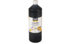 Plakkaatverf Creall Color+ 1000 ml zwart