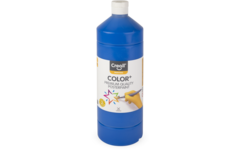 Plakkaatverf Creall Color+ 1000 ml lichtblauw