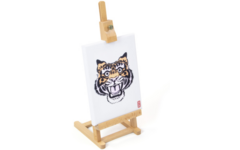 Tafelezel klein beukenhout voor canvas tot 30cm