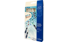 Waterpenseel 15,5 cm assorti, 6 stuks