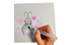 Waterpenseel 15,5 cm assorti, 6 stuks