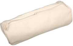 Etui katoen kokermodel 25 x 7 cm met rits