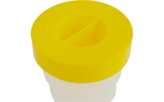 Anti-knoeipot midi 180 ml, geel
