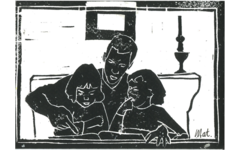 Linoleum A6 10 x 15 cm  dikte 3,2 mm, 10 stuks
