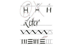 Kalligrafiestiften edding zwart, set van 3 stuks