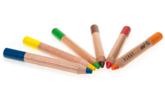 Kleurpotloden edu³ First 12 mm assorti, 36 stuks