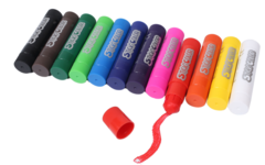 Plakkaatverfstift assorti, 12 stuks