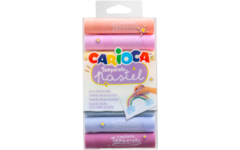 Plakkaatverfstiften Carioca pastel, 8 stuks