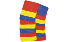 Patroonplaten vormen 10 x 13 cm, 16 stuks