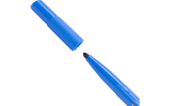 Viltstiften BIC kids visacolor XL Ecolutions blauw, 12 stuks