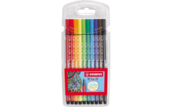 Viltstift STABILO pen 68 etui 10 stuks assorti