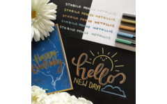 Viltstift STABILO Pen 68 metallic 810 goud 1,4mm