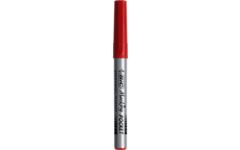 Permanent marker BIC rond 1,1 mm rood, per dozijn