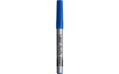 Permanent marker BIC rond 1,1 mm blauw, per dozijn