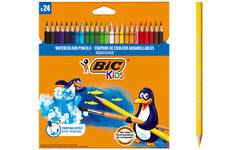Aquarelpotlood BIC Kids assorti, 24 stuks