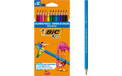 Kleurpotloden BIC Kids TropiColors assorti, 12 stuks