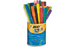 Viltstiften BIC Kids Visa blik assorti, 36 stuks