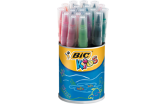 Viltstiften BIC Kids Visa Aquarelle assorti, 18 stuks