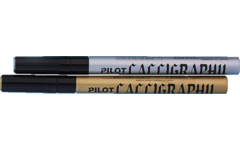 Kalligrafiestift Sakura 1.8 mm, zilver