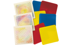 Patroonplaten illusie 18 x 18 cm, 6 stuks