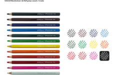Kleurknotsen | de Rolf groep | 10 mm assorti, 12 stuks