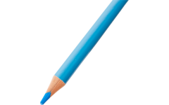 Kleurpotloden | de Rolf groep | driekantig blauw, 12 stuks