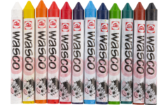 Waskrijt Wasco assorti, 12 stuks