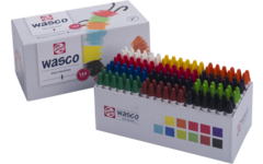 Waskrijt Wasco assorti, 144 stuks