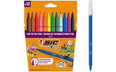Viltstiften BIC Kids Visa assorti, 12 stuks