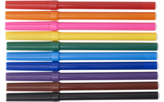 Viltstiften | de Rolf groep | basic 2 mm assorti, 10 stuks