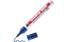 Permanent marker edding 3000 1,5-3 mm blauw
