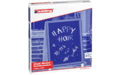 Krijtstift edding dik assorti set 1, 5 stuks