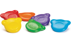 Waskrijtjes Carioca Baby Teddy 3-in-1 assorti, 48 stuks